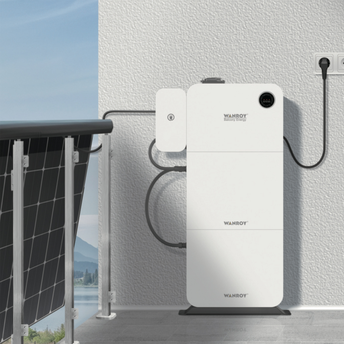 Fotovoltaico da balcone 799W + Batterie da 2.66 kWh